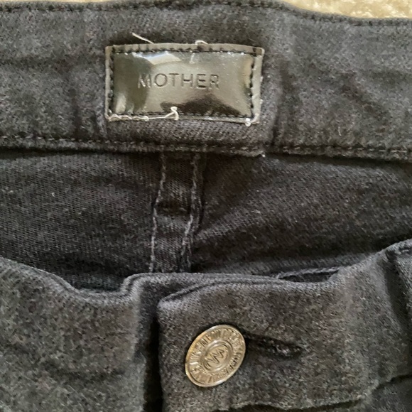 Mother jeans The Ankle Zip Looker size 28 Big Black Stud - Picture 4 of 5